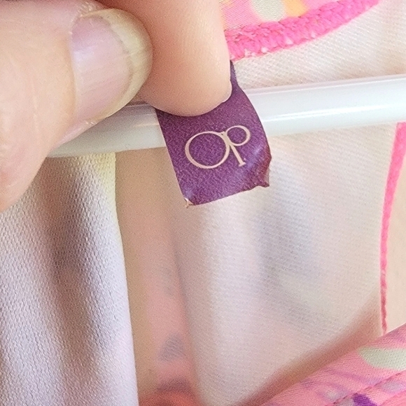 Girls Ocean Pacific OP Tie Dye Peace Sign One Piece Bathing Suit, sz 7/8 - Picture 5 of 5